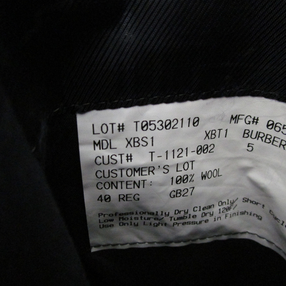 SOLDBurberry London Pinstripe Wool Suit 40R - Picture 3 of 8